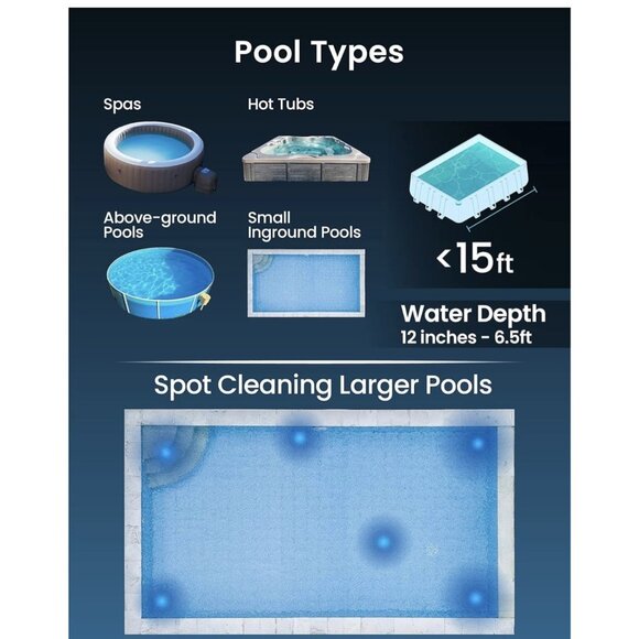 KOKIDO XTROVAC 110 Rechargeable Handheld SWIMMING Pool Vacuum Set Model EV05 - Picture 6 of 6